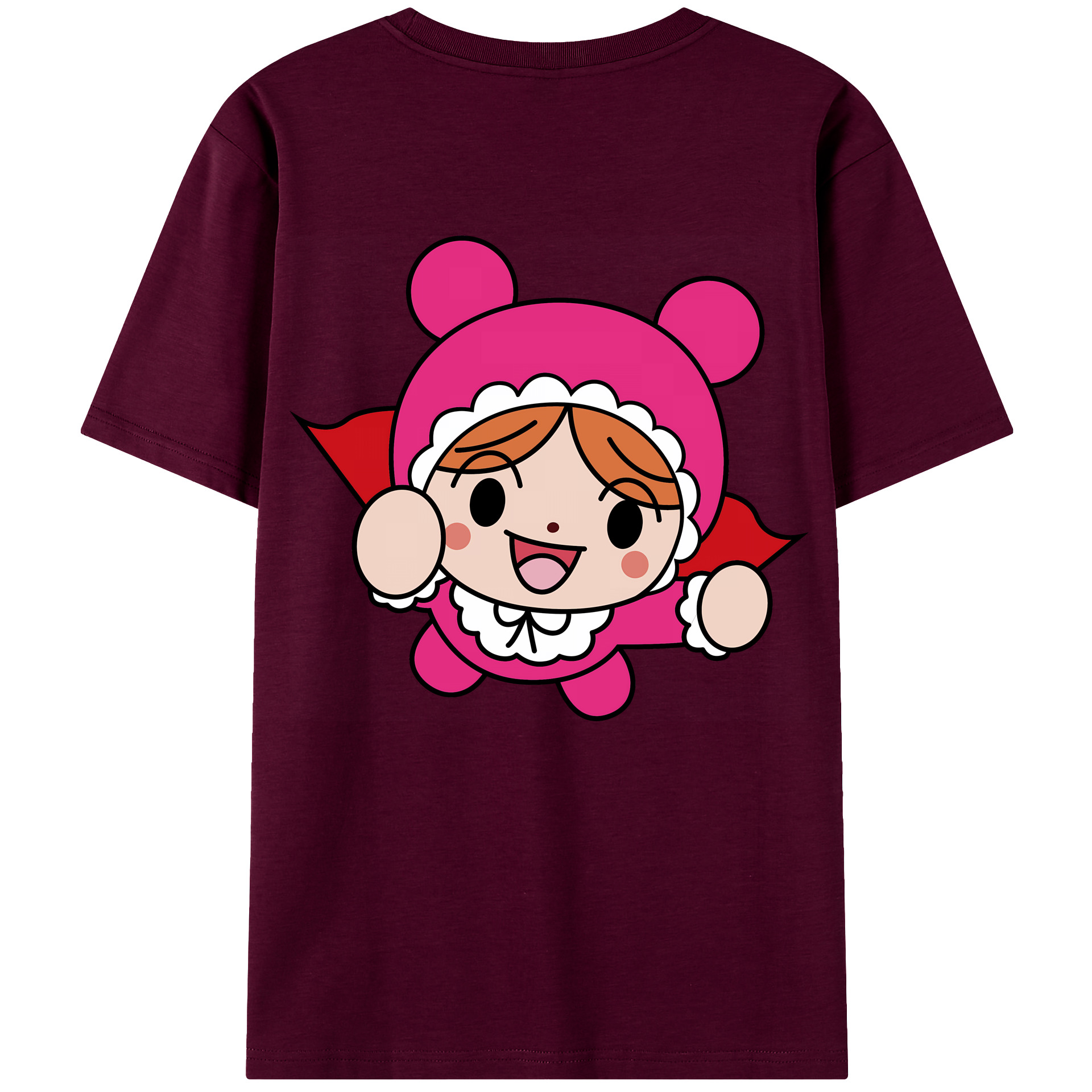 （画像用） アンパンマン Anpanman レディース半袖Tシャツ(バックプリント)